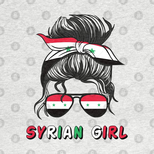 Syria Syria Flag Girls Syrian Girl Kids by qwertydesigns